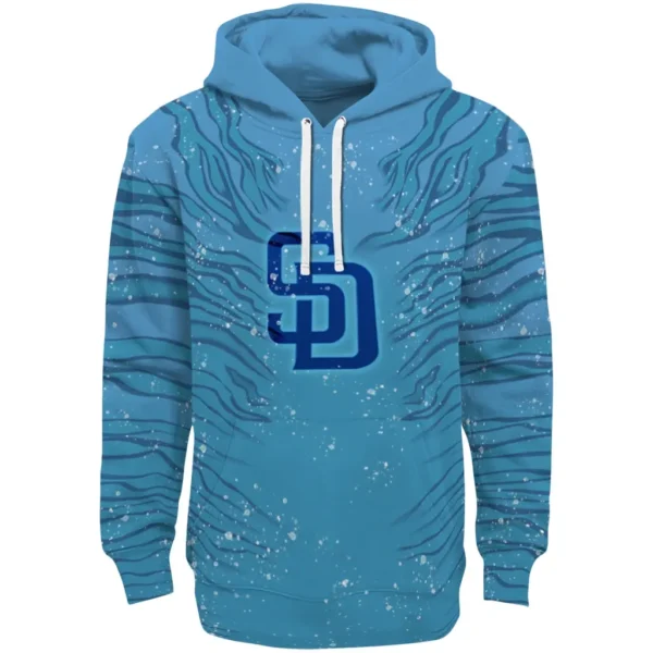 San Diego Padres Hoodie Custom Tiger Pattern Best Selling