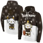 San Diego Padres Hoodie Personalized Hello Kitty Brown Best Selling