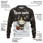 San Diego Padres Sweater Customized Hello Kitty Brown Best Selling