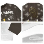 San Diego Padres Sweater Customized Hello Kitty Brown Best Selling