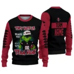 San Diego State Aztecs Sweater Custom Grinch Fierce Red Best Selling