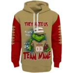 San Francisco 49ers Hoodie Customized Grinch Fierce Red Best Selling