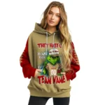 San Francisco 49ers Hoodie Customized Grinch Fierce Red Best Selling
