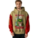 San Francisco 49ers Hoodie Customized Grinch Fierce Red Best Selling