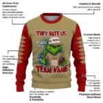 San Francisco 49ers Sweater Custom Grinch Fierce Red Best Selling