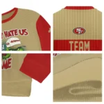 San Francisco 49ers Sweater Custom Grinch Fierce Red Best Selling