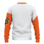 San Francisco Giants Sweater Personalized Heart Sketch Orange White Best Selling