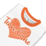 San Francisco Giants Sweater Personalized Heart Sketch Orange White Best Selling