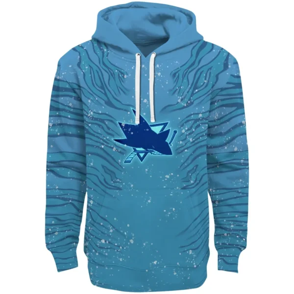 San Jose Sharks Hoodie Customized Tiger Pattern Best Selling