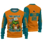 San Jose Sharks Sweater Customized Grinch Fierce Teal Best Selling