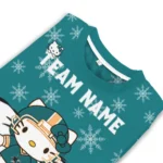 San Jose Sharks Sweater Personalized Hello Kitty Teal Best Selling