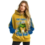 San Jose State Spartans Hoodie Custom Grinch Fierce Blue Best Selling