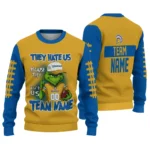 San Jose State Spartans Sweater Personalized Grinch Fierce Blue Best Selling