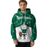 Saskatchewan Roughriders Hoodie Custom Hello Kitty Green Best Selling