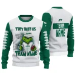 Saskatchewan Roughriders Sweater Customized Grinch Fierce Green Best Selling