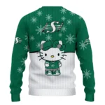 Saskatchewan Roughriders Sweater Personalized Hello Kitty Green Best Selling