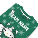 Saskatchewan Roughriders Sweater Personalized Hello Kitty Green Best Selling