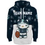 Seattle Kraken Hoodie Customized Hello Kitty Blue Best Selling