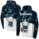 Seattle Kraken Hoodie Customized Hello Kitty Blue Best Selling