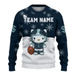 Seattle Kraken Sweater Custom Hello Kitty Blue Best Selling