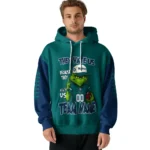 Seattle Mariners Hoodie Custom Grinch Fierce Navy Blue Best Selling