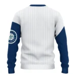 Seattle Mariners Sweater Custom Heart Sketch Navy Blue White Best Selling
