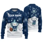 Seattle Mariners Sweater Custom Hello Kitty Navy Blue Best Selling