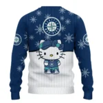 Seattle Mariners Sweater Custom Hello Kitty Navy Blue Best Selling