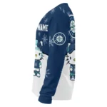 Seattle Mariners Sweater Custom Hello Kitty Navy Blue Best Selling