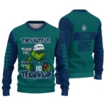 Seattle Mariners Sweater Personalized Grinch Fierce Navy Blue Best Selling