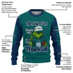Seattle Mariners Sweater Personalized Grinch Fierce Navy Blue Best Selling