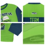 Seattle Seahawks Sweater Customized Grinch Fierce Blue Best Selling