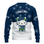 Seattle Seahawks Sweater Personalized Hello Kitty Blue Best Selling