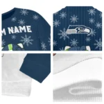 Seattle Seahawks Sweater Personalized Hello Kitty Blue Best Selling