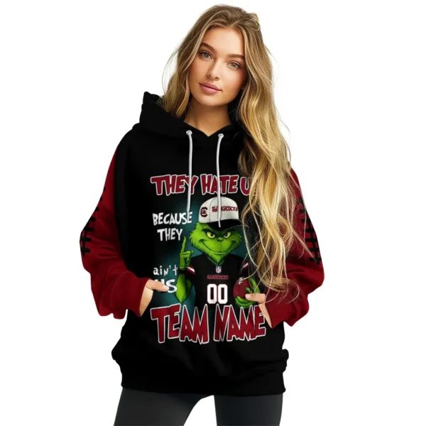 South Carolina Gamecocks Hoodie Custom Grinch Fierce Garnet High Quality