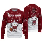 South Carolina Gamecocks Sweater Custom Hello Kitty Garnet Best Selling