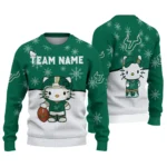 South Florida Bulls Sweater Custom Hello Kitty Green Best Selling