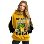 Southern Miss Golden Eagles Hoodie Customized Grinch Fierce Black Best Selling