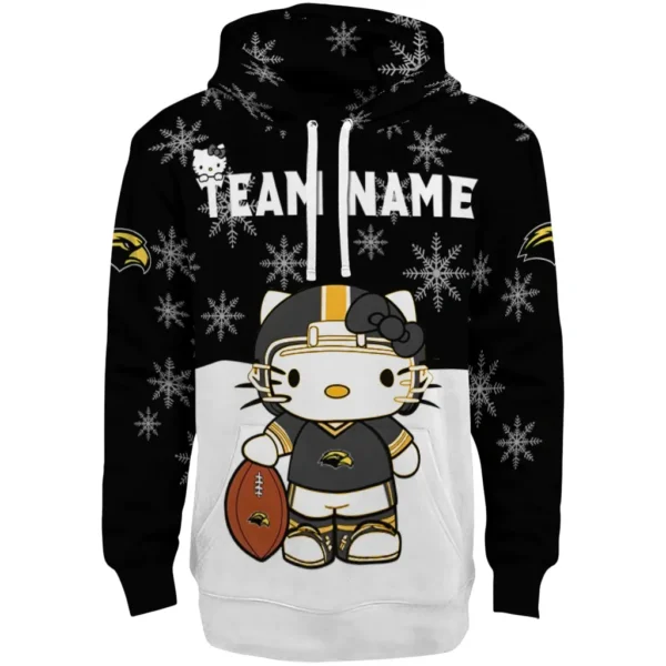 Southern Miss Golden Eagles Hoodie Personalized Hello Kitty Black Best Selling