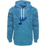 St Louis Blues Hoodie Custom Tiger Pattern Best Selling