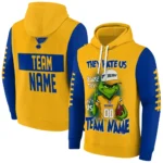 St Louis Blues Hoodie Customized Grinch Fierce Blue Best Selling