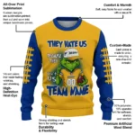 St Louis Blues Sweater Custom Grinch Fierce Blue Best Selling