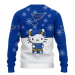 St Louis Blues Sweater Customized Hello Kitty Blue Best Selling