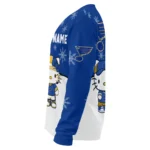 St Louis Blues Sweater Customized Hello Kitty Blue Best Selling