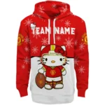 Sunderland Hoodie Custom Hello Kitty Red Best Selling