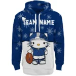 Tampa Bay Lightning Hoodie Custom Hello Kitty Blue Best Selling