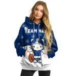 Tampa Bay Lightning Hoodie Custom Hello Kitty Blue Best Selling