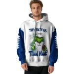 Tampa Bay Lightning Hoodie Personalized Grinch Fierce Blue Best Selling