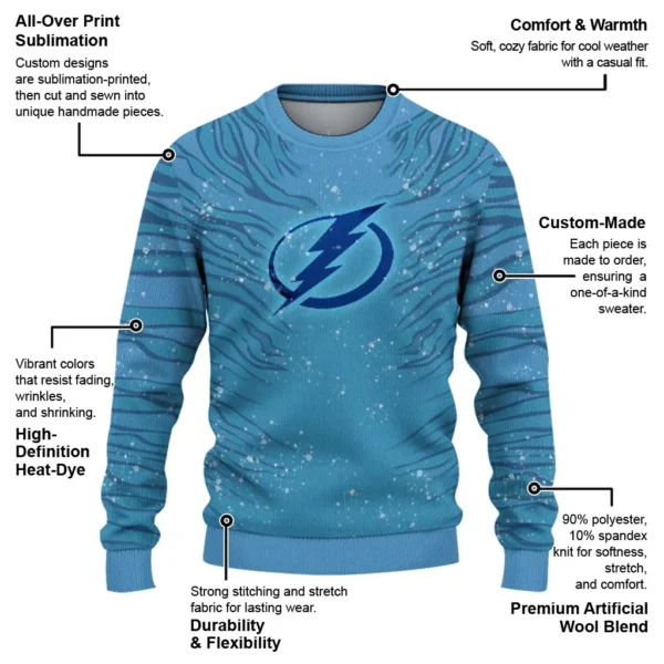 Tampa Bay Lightning Sweater Custom Tiger Pattern New Arrival