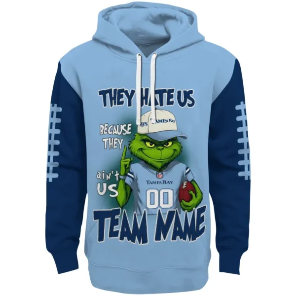 Tampa Bay Rays Hoodie Personalized Grinch Fierce Navy Best Selling